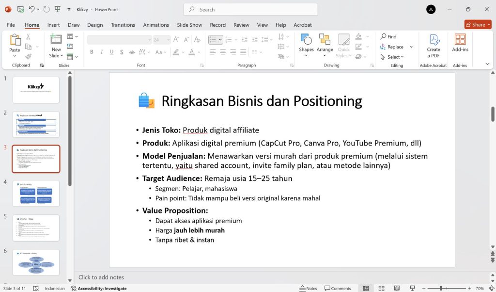 slide brand positioning