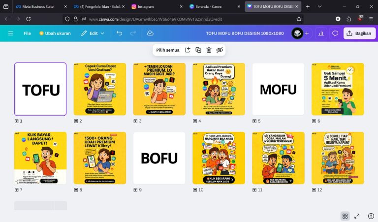 poster iklan tofu mofu bofu