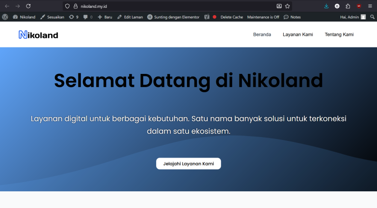 gambar dokumentasi header Nikoland
